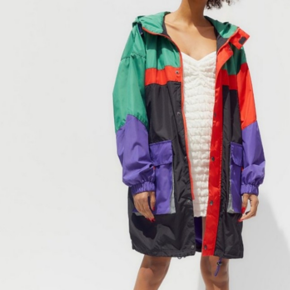 UO oversized colour block windbreaker | BNWT | S